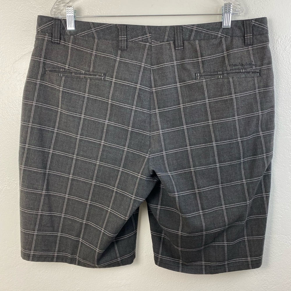 Travis Mathews Gray Grid Plaid Windowpane Chino G… - image 2